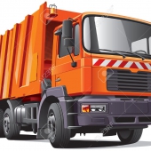 15098999-Detail-image-of-modern-garbage-truck-isolated-on-white-background--Stock-Vector